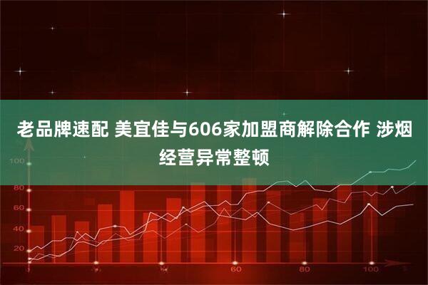 老品牌速配 美宜佳与606家加盟商解除合作 涉烟经营异常整顿